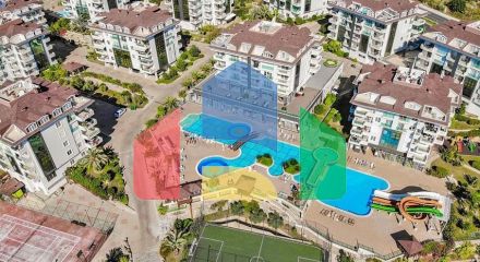 Spacious 1+1 apartment with full furniture and rich infrastructure in Cikcilli