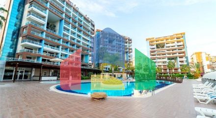 Квартира-студія 0 + 1 в спальному районі Аланії