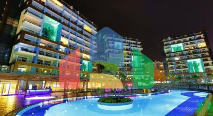 Квартира-студія 0 + 1 в спальному районі Аланії