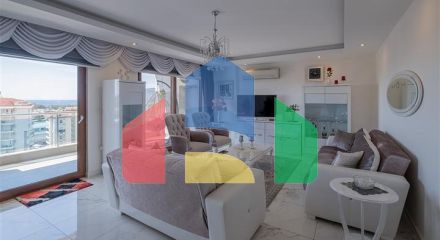 Пентхаус 3 + 1 з видом на море в районі Джікджіллі