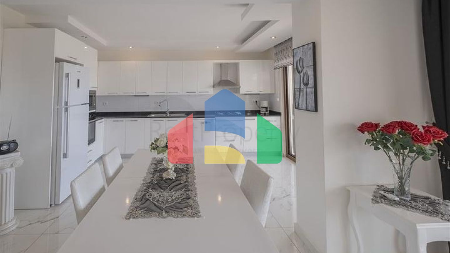 Пентхаус 3 + 1 з видом на море в районі Джікджіллі