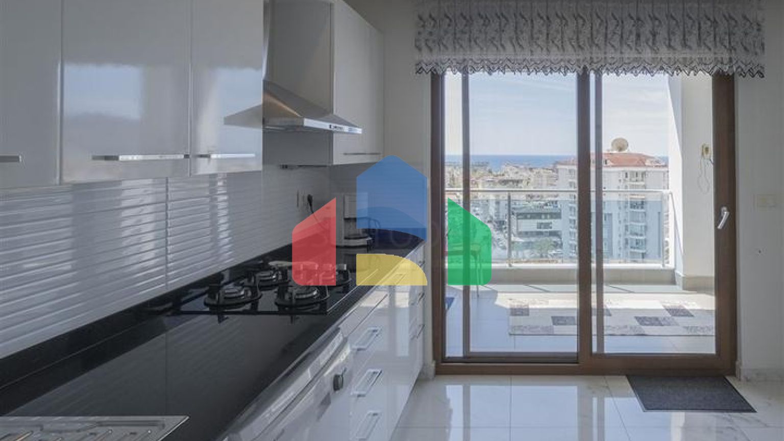 Пентхаус 3 + 1 з видом на море в районі Джікджіллі