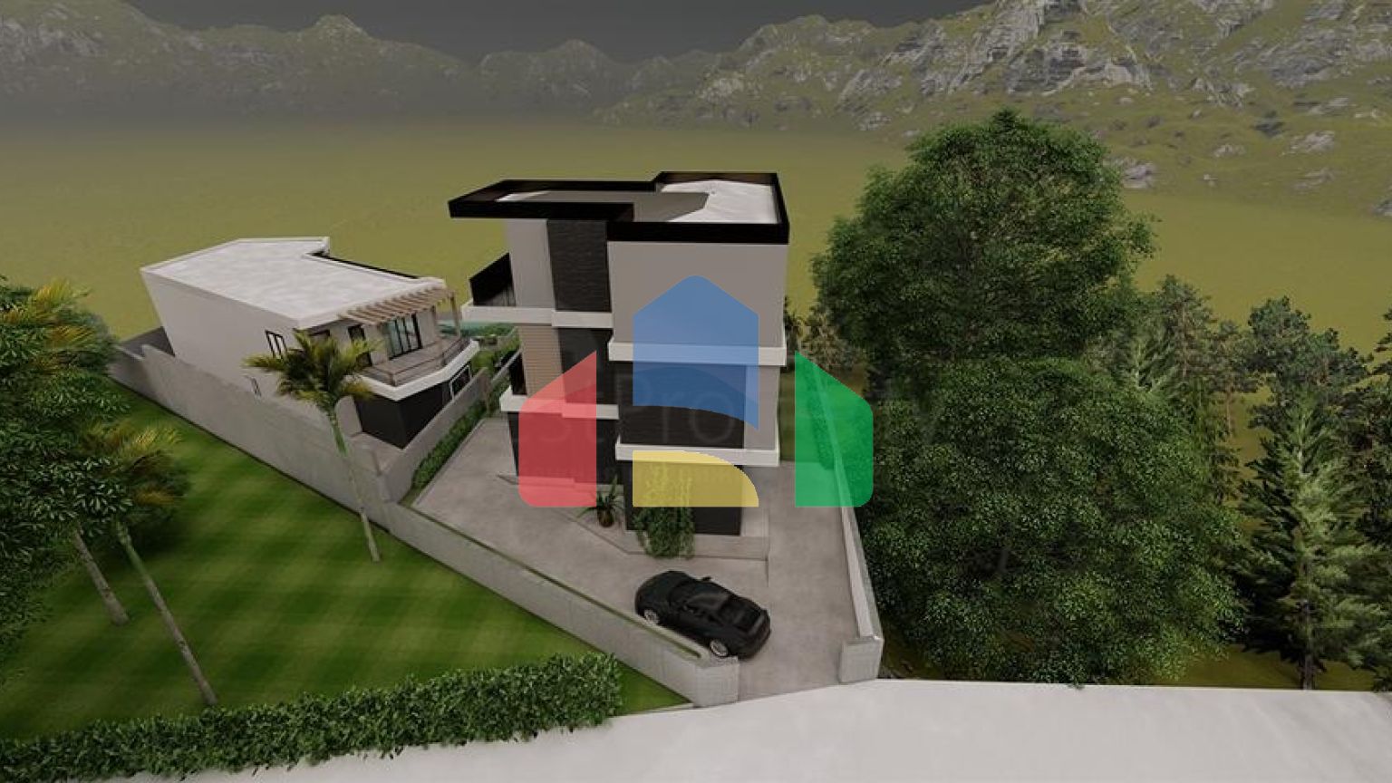 Виллы в районе Джикджилли с потрясающими панорамными видами