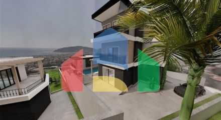 Виллы в районе Джикджилли с потрясающими панорамными видами