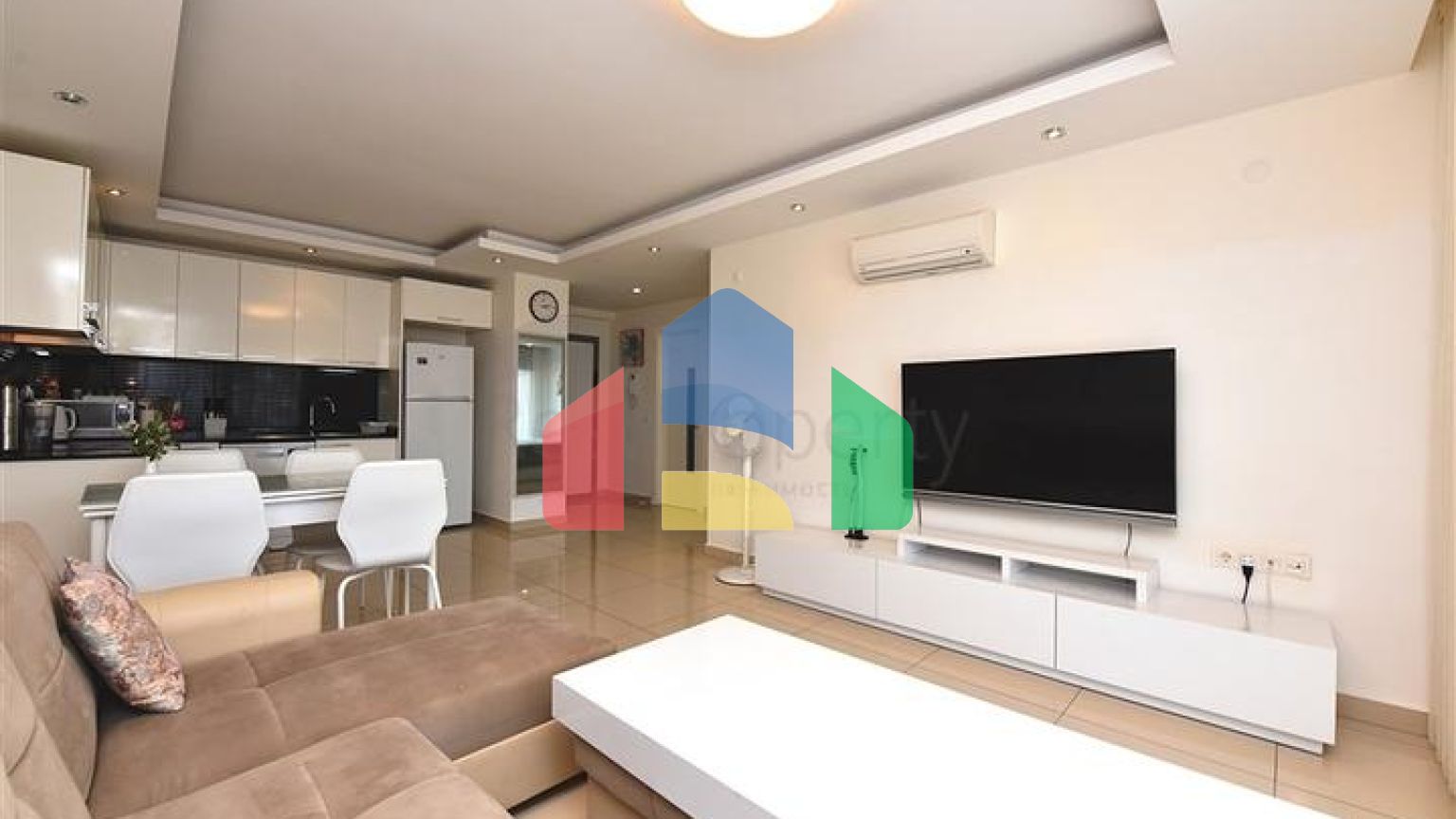 Мебльована квартира планування 1 + 1 в районі Джікджіллі