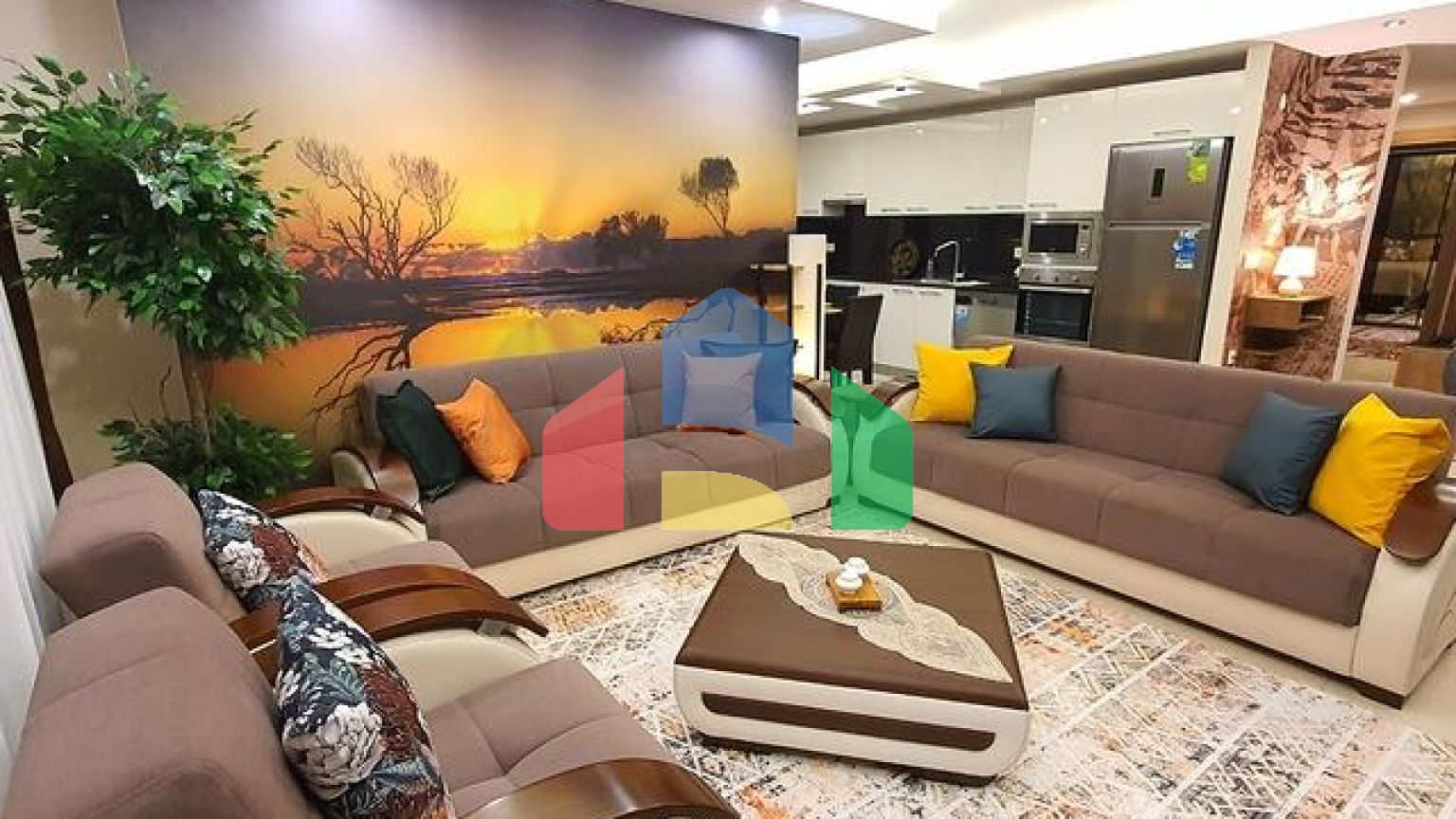 Квартира 2 + 1 c видом на море в районі Джікджіллі