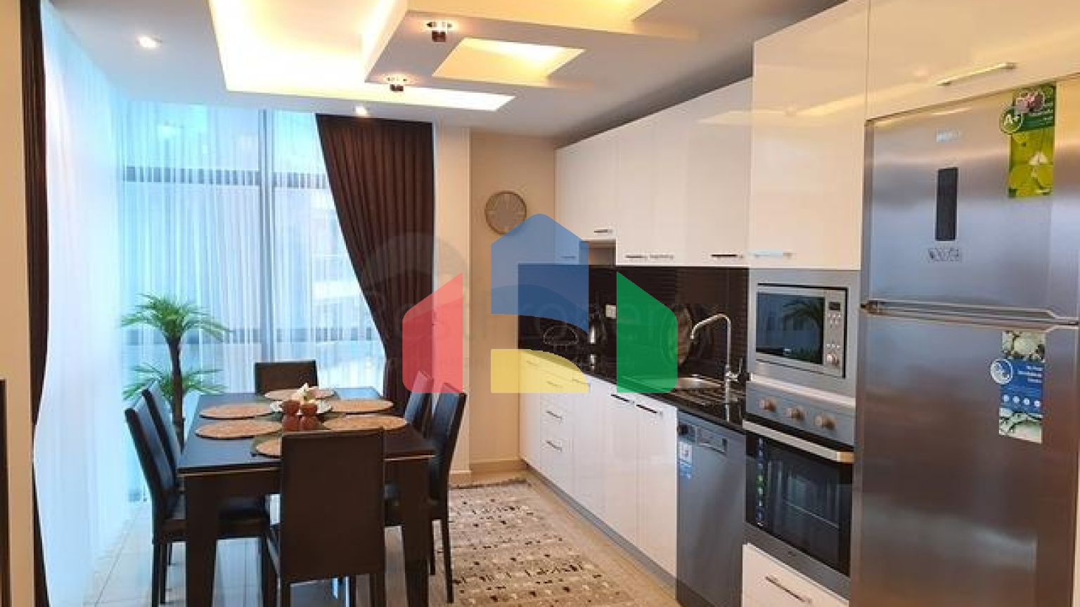 Квартира 2 + 1 c видом на море в районі Джікджіллі