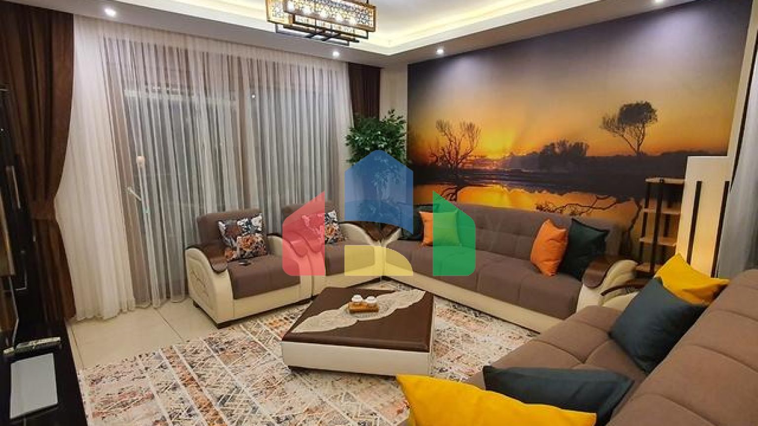 Квартира 2 + 1 c видом на море в районі Джікджіллі