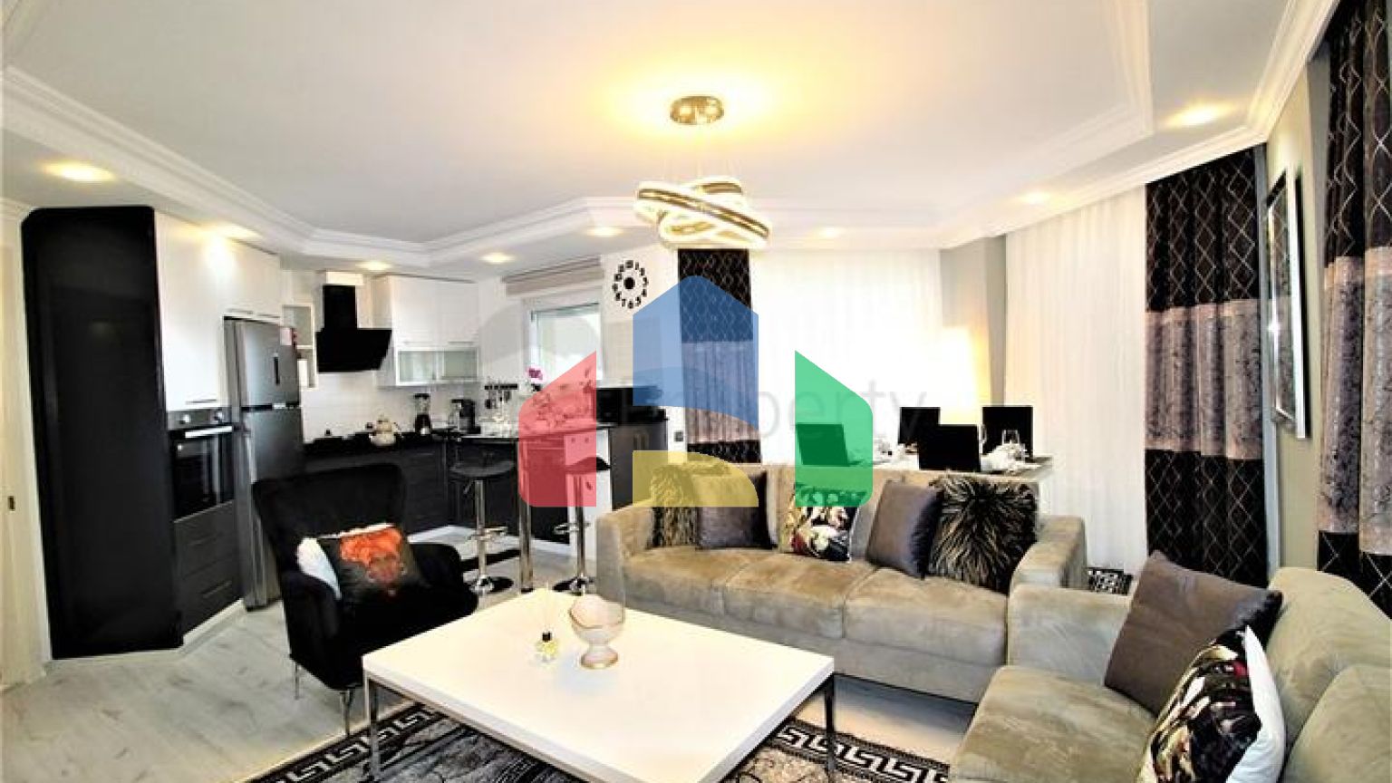 Квартира 2+1 в мальовничому районі Аланії