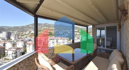 Пентхаус 4 + 1 з відкритим видом на море і аланійську фортецю Пентхаус 4 + 1 з відкритим видом на море і аланійську фортецю