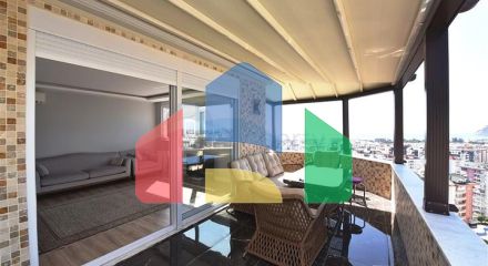 Пентхаус 4 + 1 з відкритим видом на море і аланійську фортецю Пентхаус 4 + 1 з відкритим видом на море і аланійську фортецю