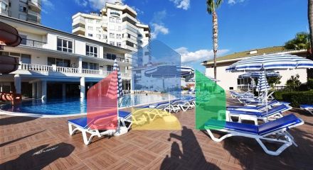 Пентхаус 4 + 1 з відкритим видом на море і аланійську фортецю Пентхаус 4 + 1 з відкритим видом на море і аланійську фортецю