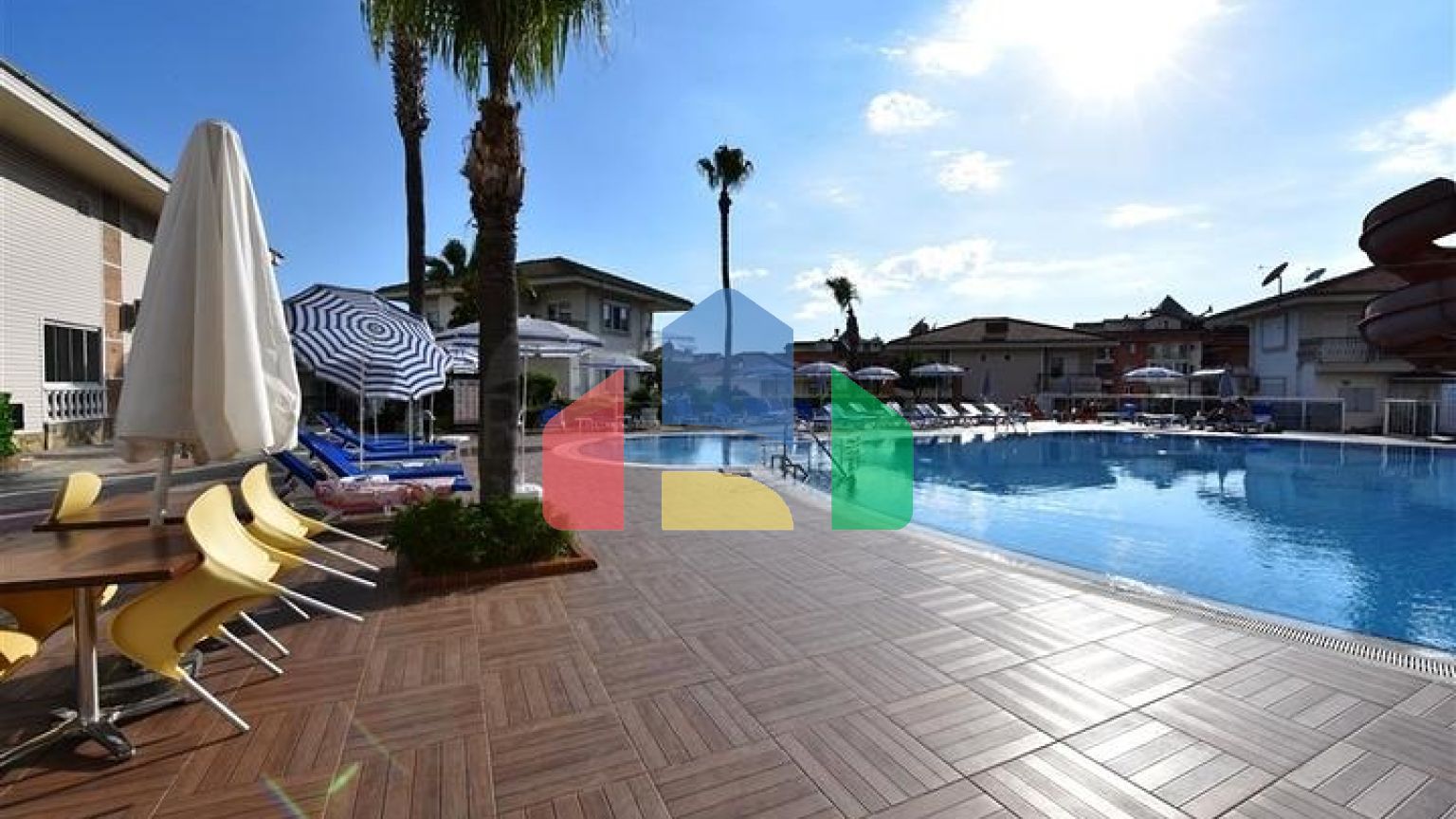 Пентхаус 4 + 1 з відкритим видом на море і аланійську фортецю