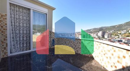 Пентхаус 4 + 1 з відкритим видом на море і аланійську фортецю Пентхаус 4 + 1 з відкритим видом на море і аланійську фортецю