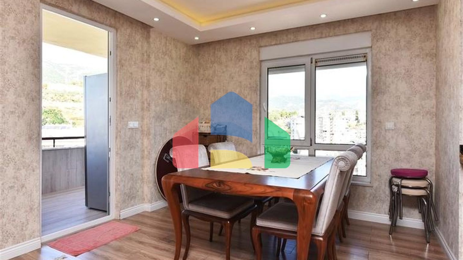 Пентхаус 4 + 1 з відкритим видом на море і аланійську фортецю