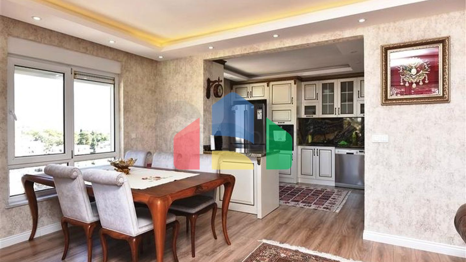 Пентхаус 4 + 1 з відкритим видом на море і аланійську фортецю