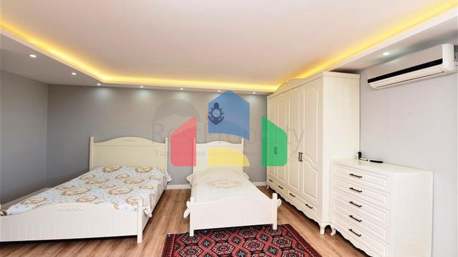 Пентхаус 4 + 1 з відкритим видом на море і аланійську фортецю