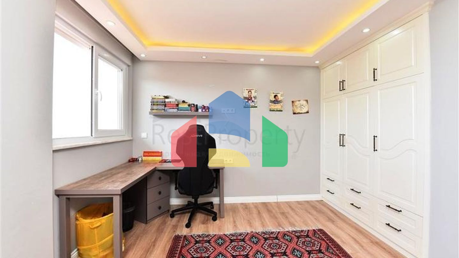 Пентхаус 4 + 1 з відкритим видом на море і аланійську фортецю