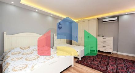 Пентхаус 4 + 1 з відкритим видом на море і аланійську фортецю Пентхаус 4 + 1 з відкритим видом на море і аланійську фортецю