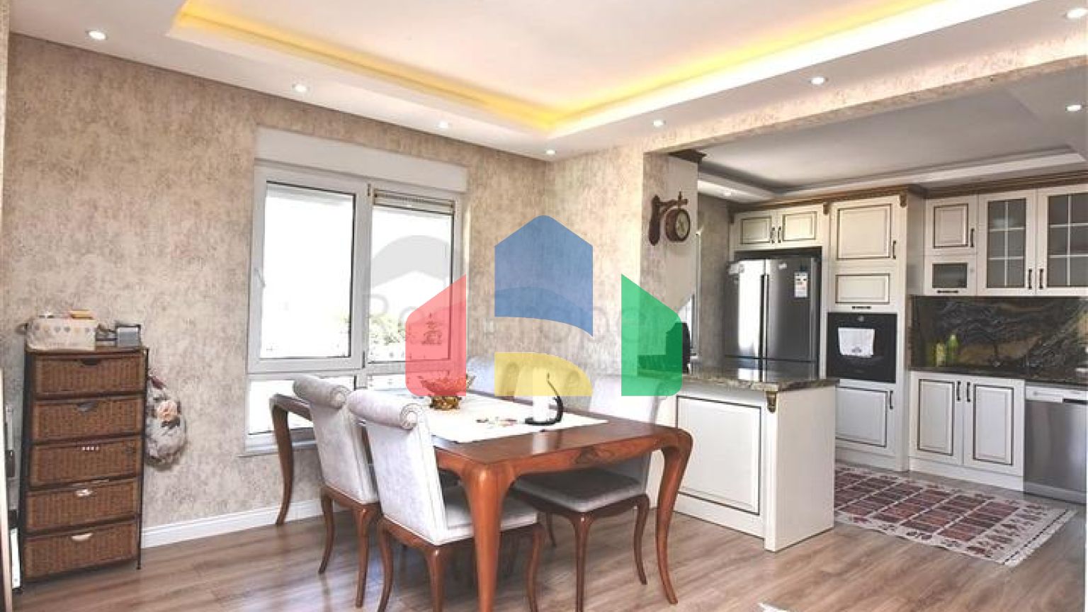 Пентхаус 4 + 1 з відкритим видом на море і аланійську фортецю