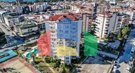 Квартира с просторной планировкой и качественной отделкой в районе Джикджилли