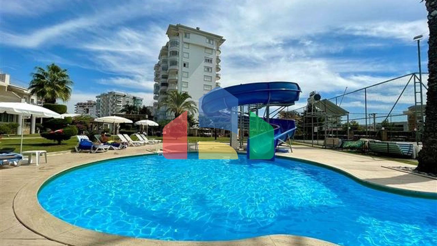 Уютная 1+1 квартира в комплексе  района Джикджилли