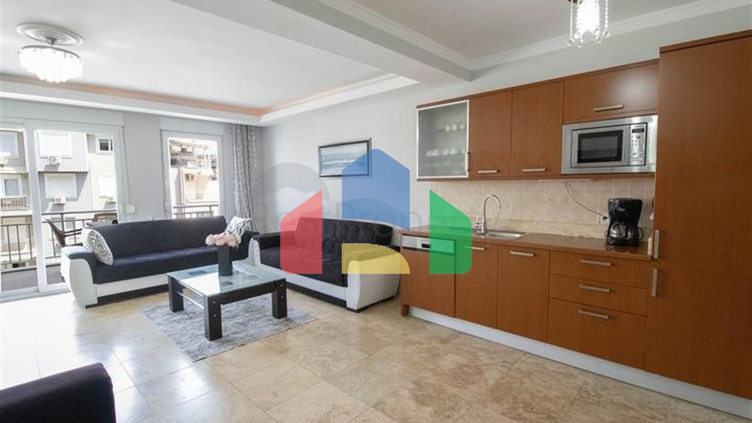 Уютная 1+1 квартира в комплексе  района Джикджилли