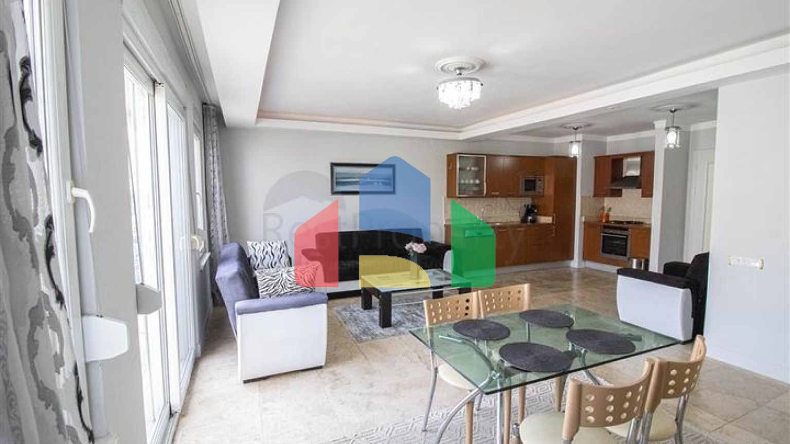 Уютная 1+1 квартира в комплексе  района Джикджилли