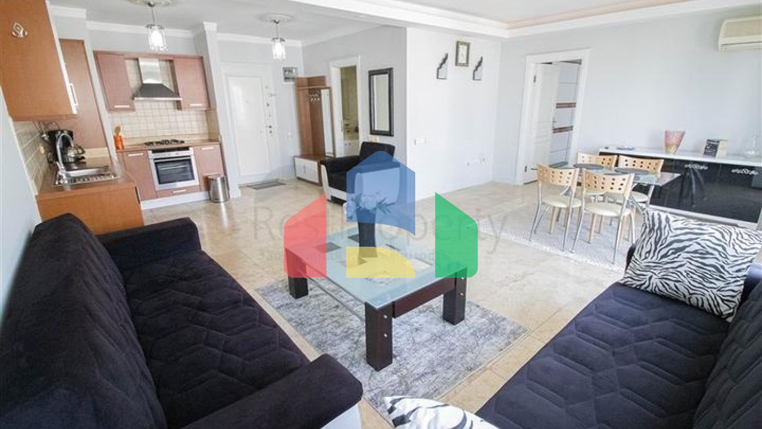 Уютная 1+1 квартира в комплексе  района Джикджилли