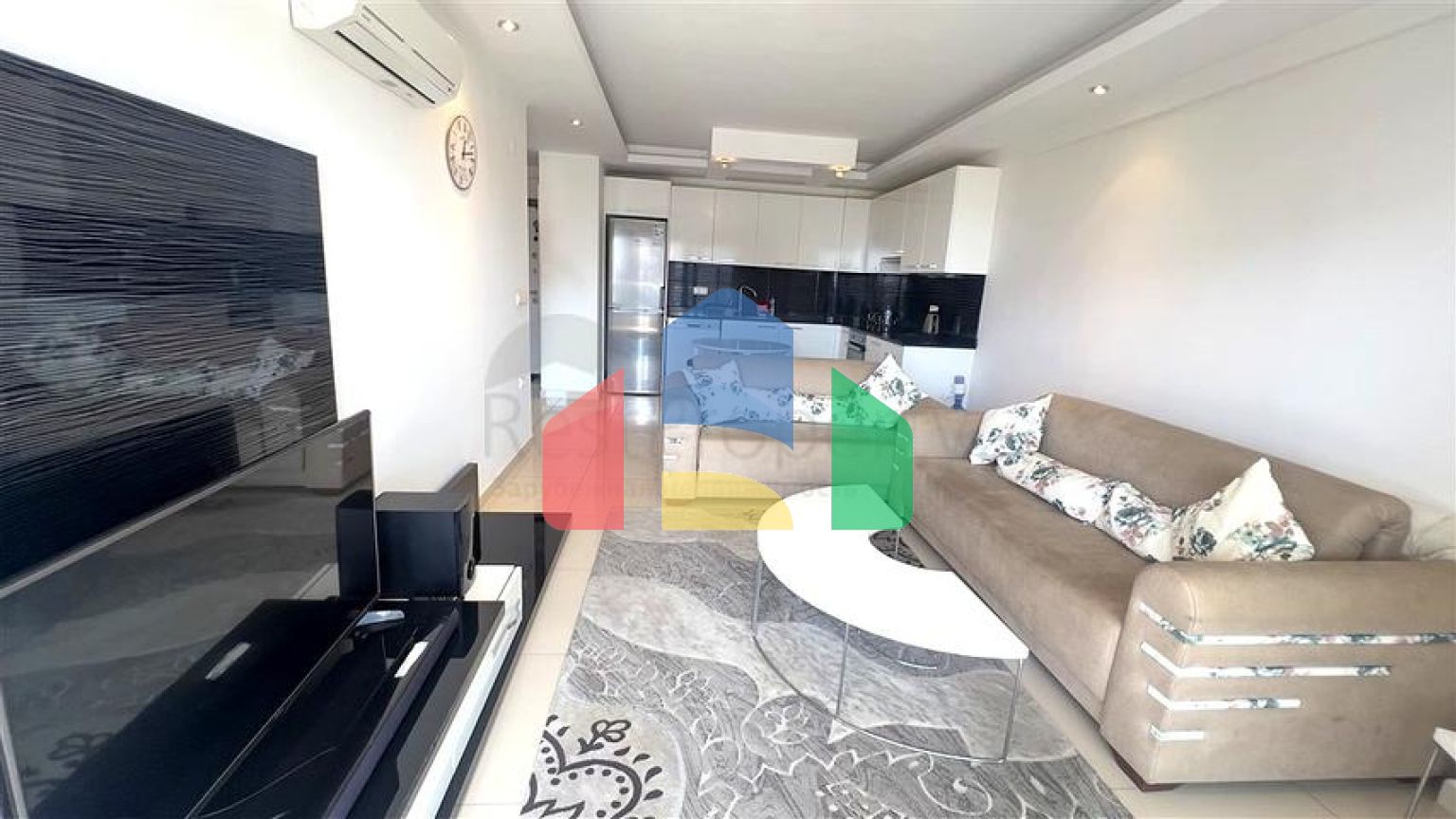 Меблированная квартира 1+1 в районе Джикджилли с развитой инфраструктурой