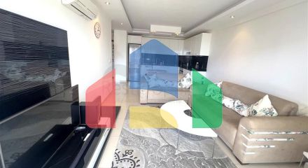 Меблированная квартира 1+1 в районе Джикджилли с развитой инфраструктурой