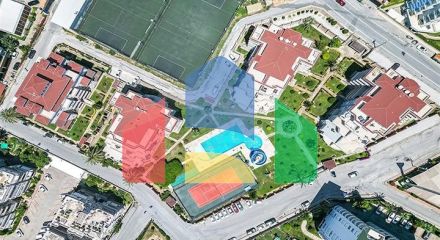 Просторная квартира 3+1 в районе Оба с террасой и развитой инфраструктурой