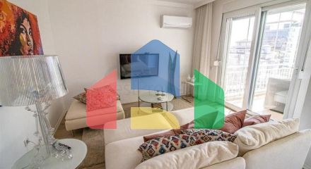 Просторная квартира 3+1 в районе Оба с террасой и развитой инфраструктурой