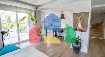 Просторная квартира 3+1 в районе Оба с террасой и развитой инфраструктурой