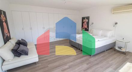 Просторная квартира 3+1 в районе Оба с террасой и развитой инфраструктурой