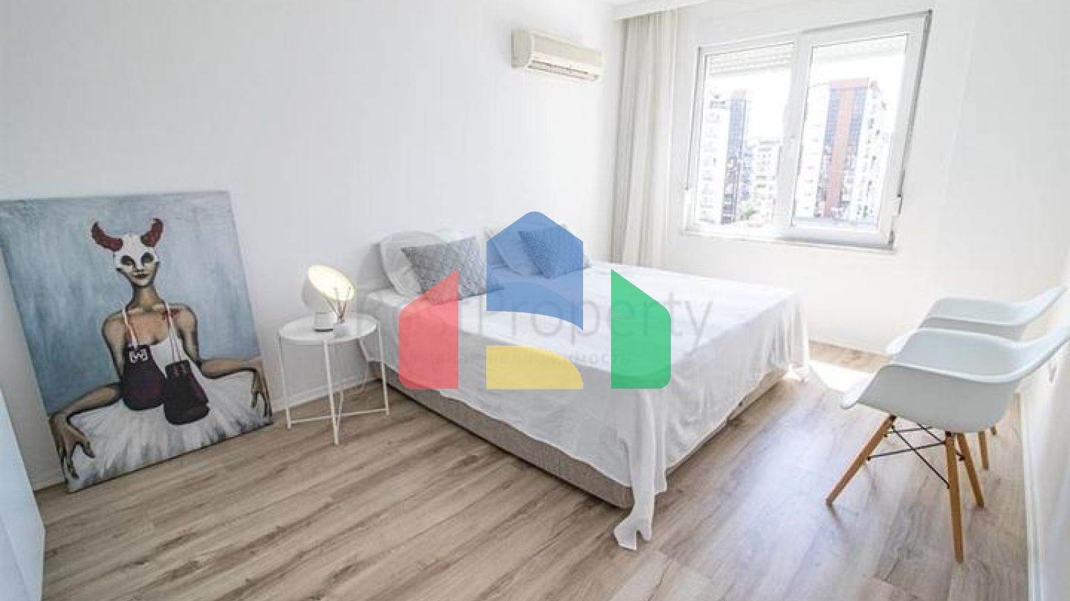 Просторная квартира 3+1 в районе Оба с террасой и развитой инфраструктурой