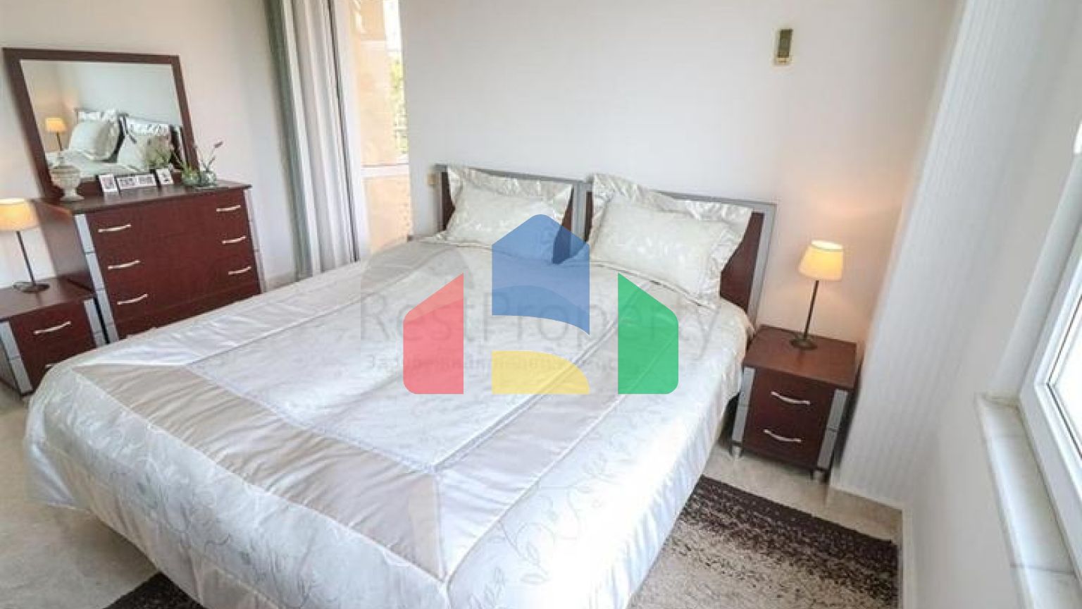 Трёхкомнатная квартира 2+1 с двумя балконами в районе Джикджилли