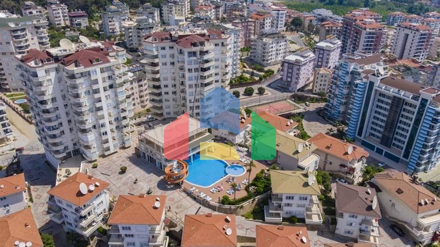 Просторный пентхаус в Джикджилли с видом на море