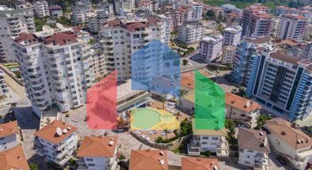 Просторный пентхаус в Джикджилли с видом на море