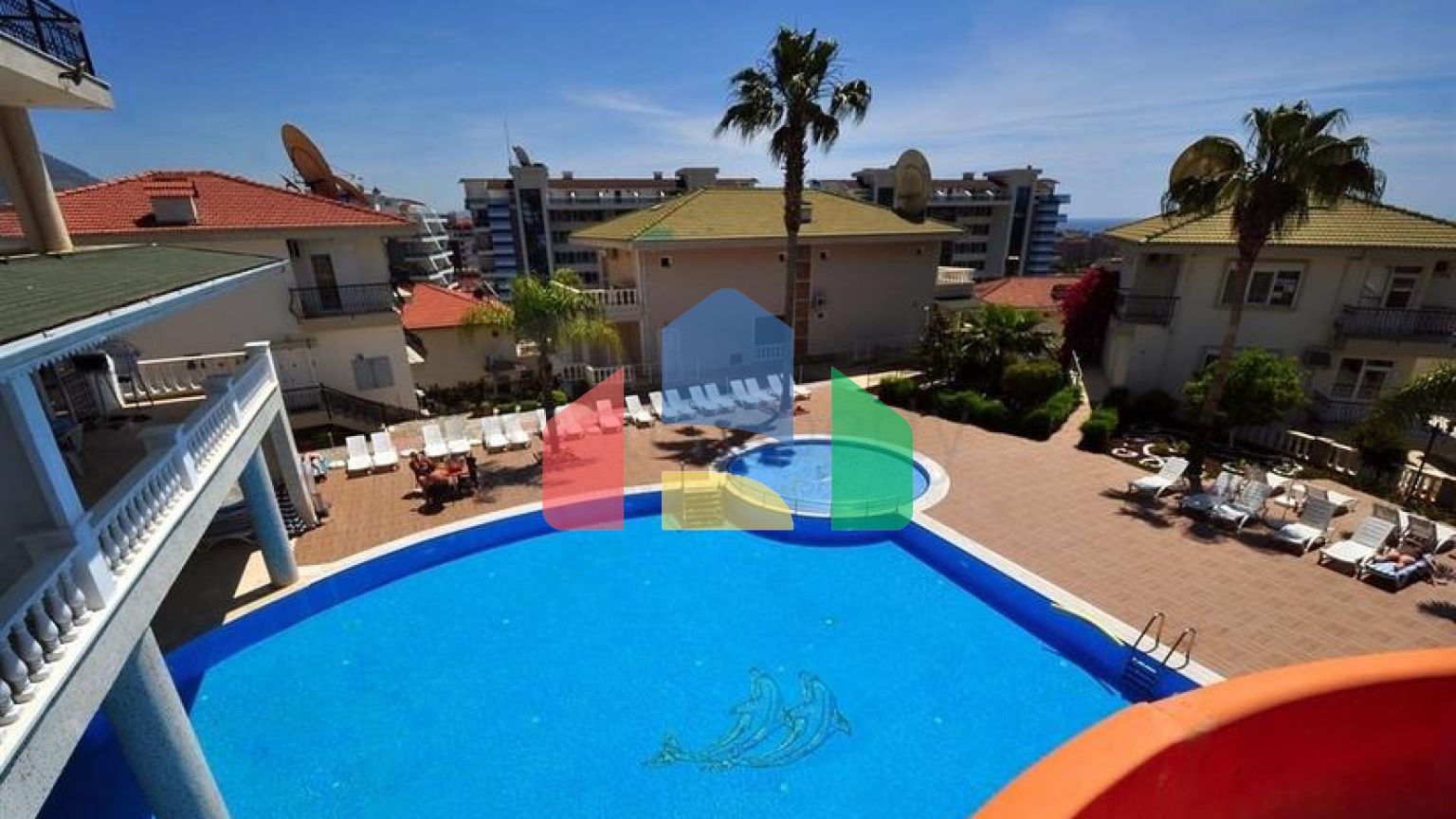 Просторный пентхаус в Джикджилли с видом на море