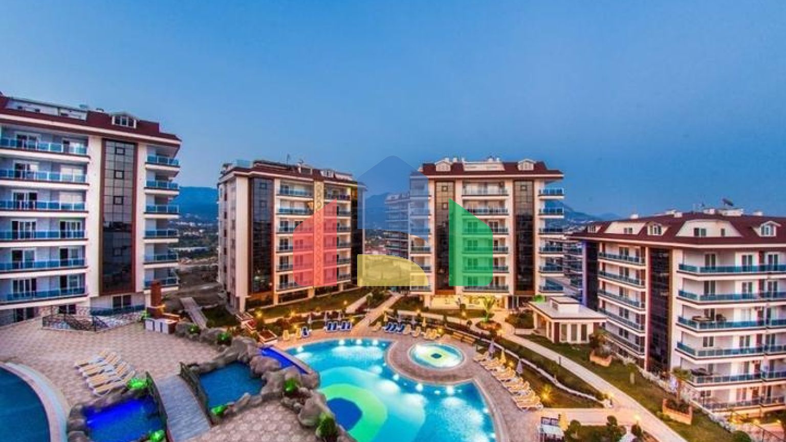 Квартира 1+1 с мебелью в районе Джикджилли