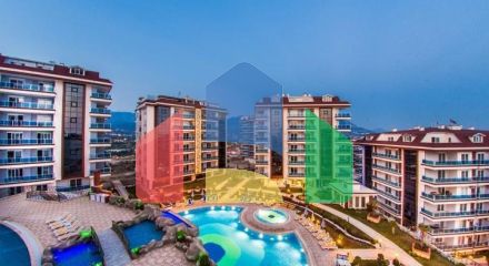 Квартира 1+1 с мебелью в районе Джикджилли