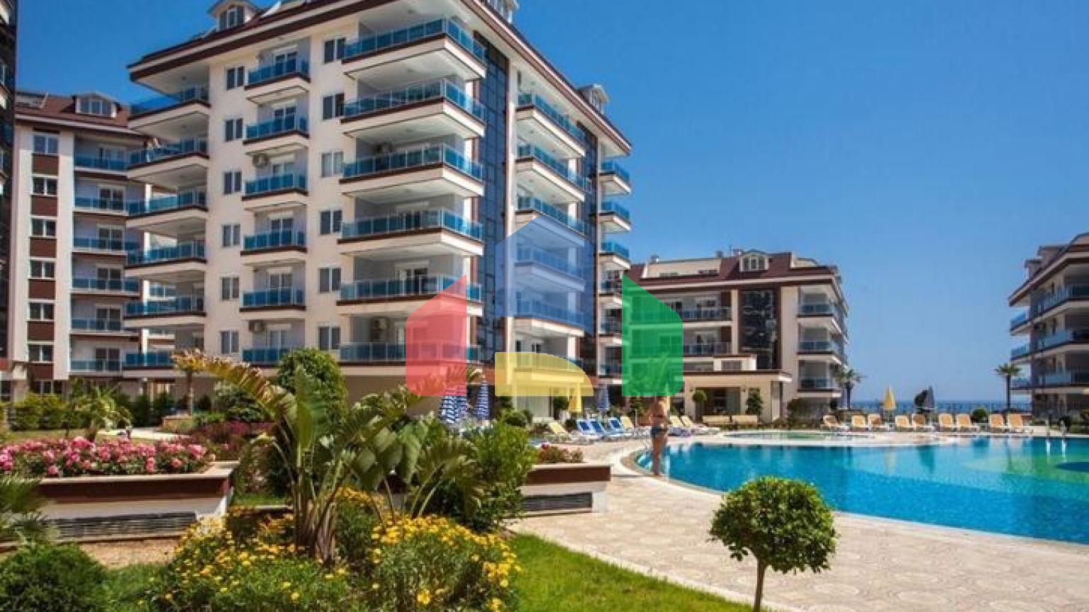 Квартира 1+1 с мебелью в районе Джикджилли