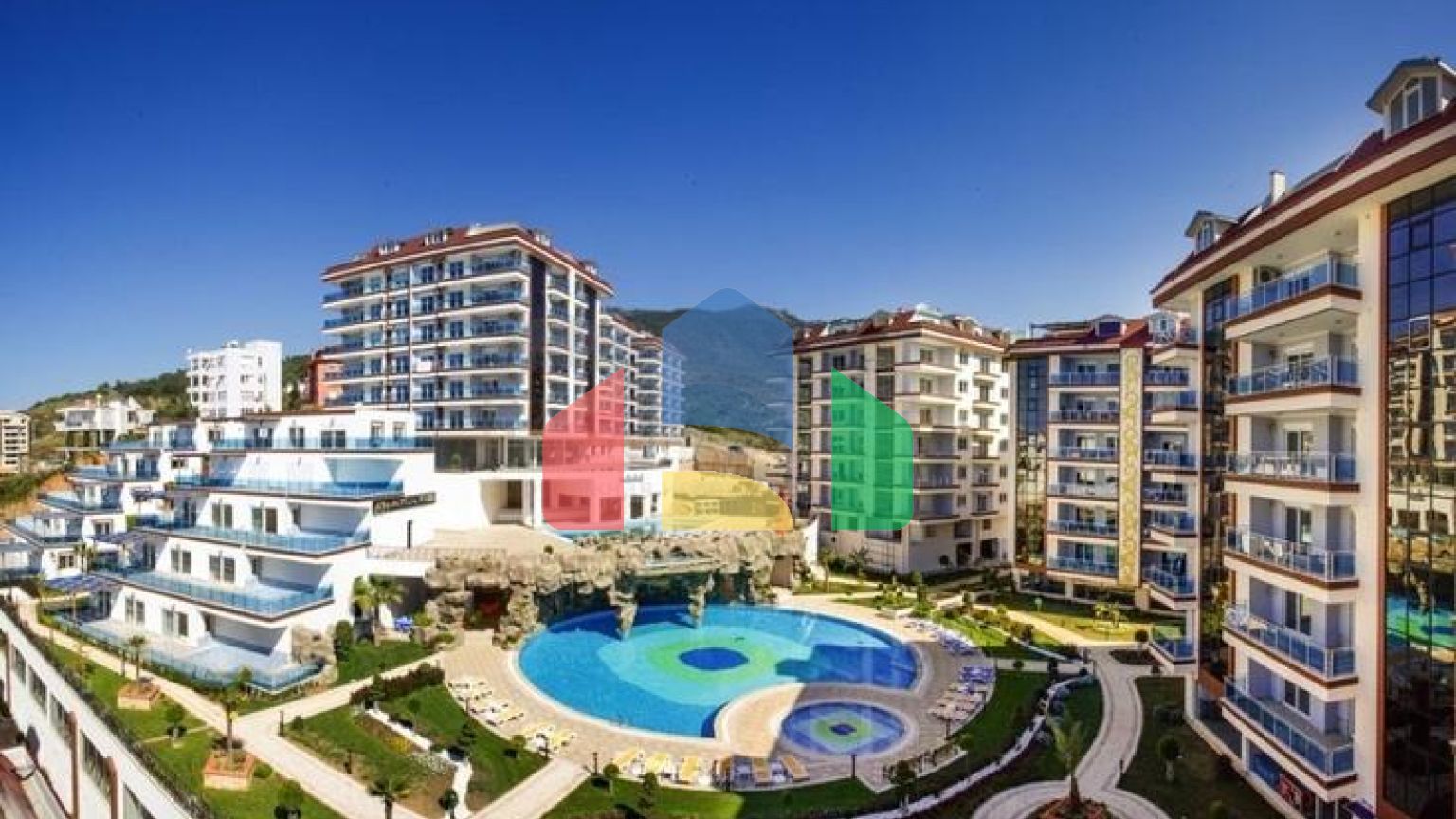 Квартира 1+1 с мебелью в районе Джикджилли