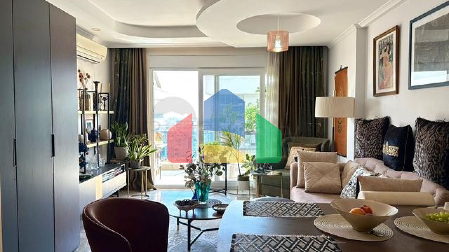 Квартира 1+1 с мебелью в районе Джикджилли