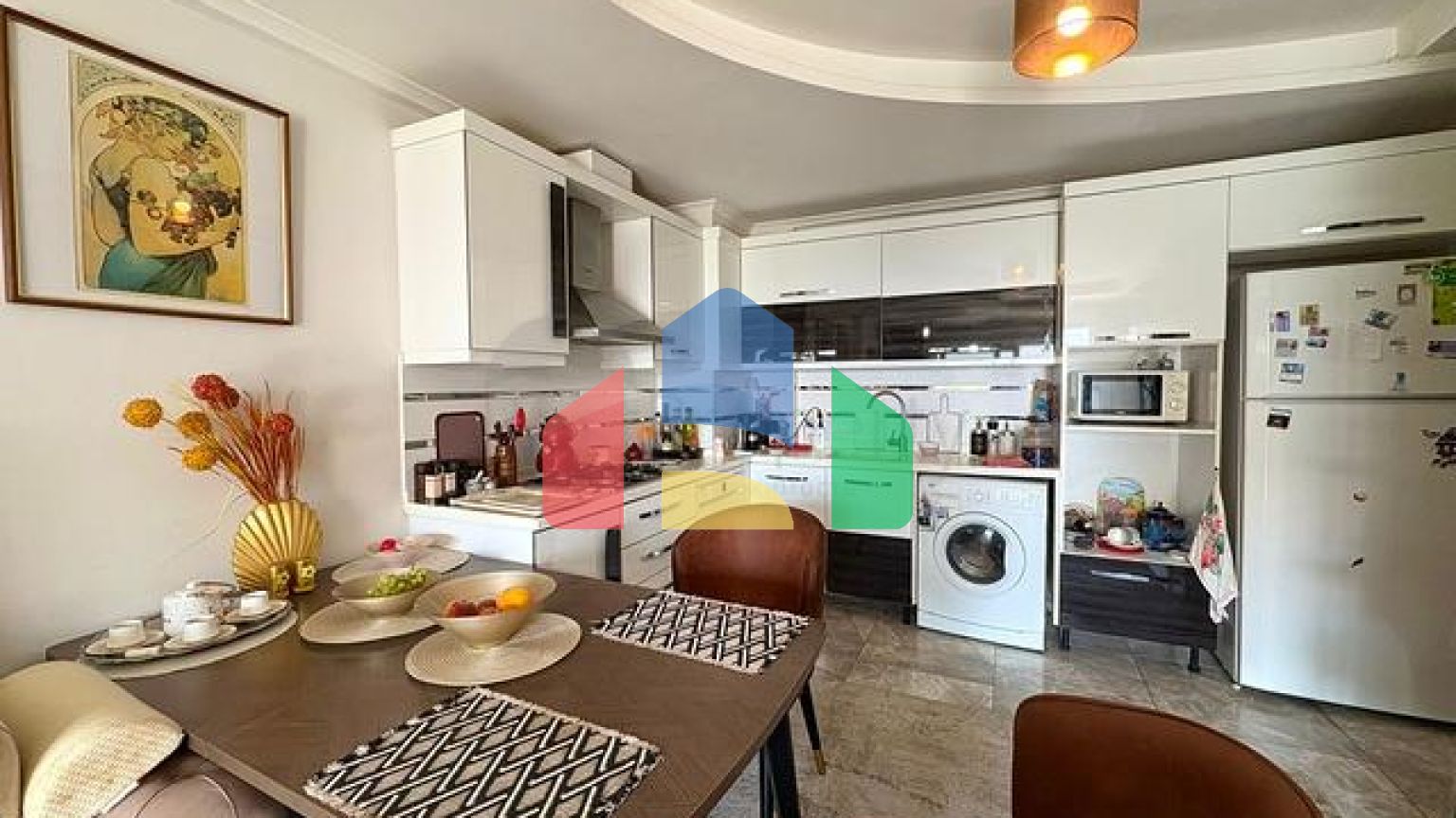 Квартира 1+1 с мебелью в районе Джикджилли