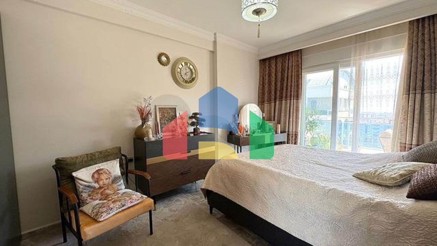 Квартира 1+1 с мебелью в районе Джикджилли