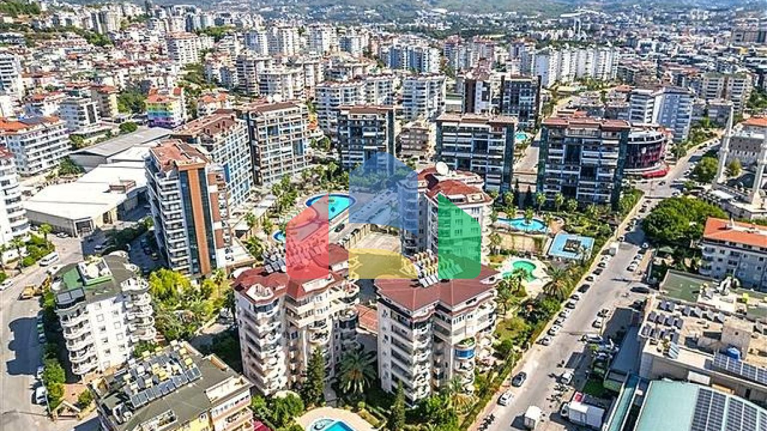 Пентхаус 4+1 с террасой в районе Джикджилли