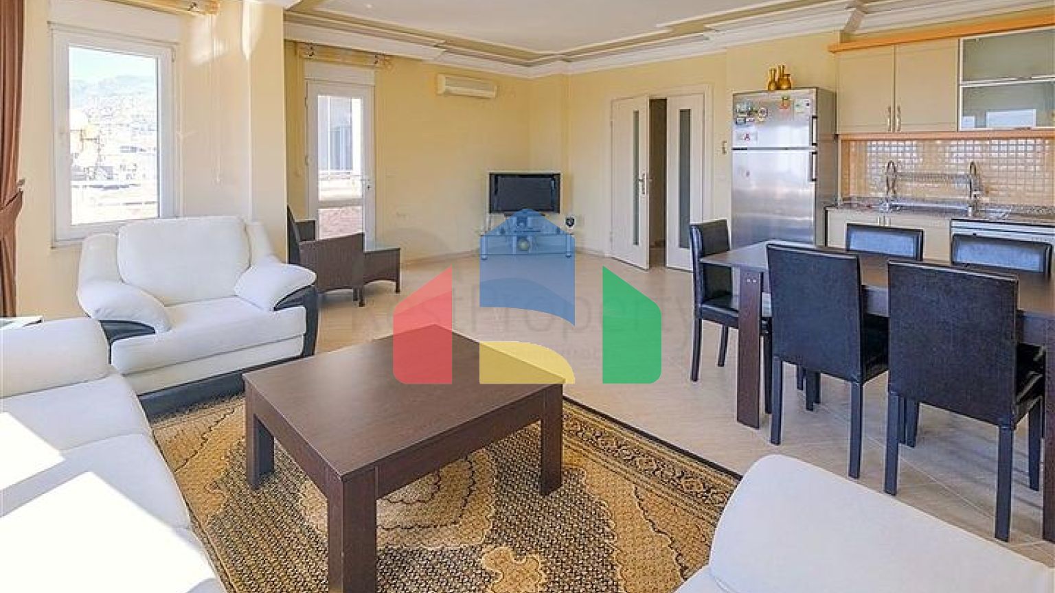 Пентхаус 4+1 с террасой в районе Джикджилли