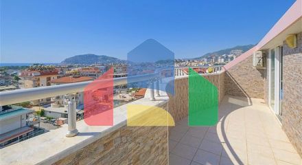 Пентхаус 4+1 с террасой в районе Джикджилли